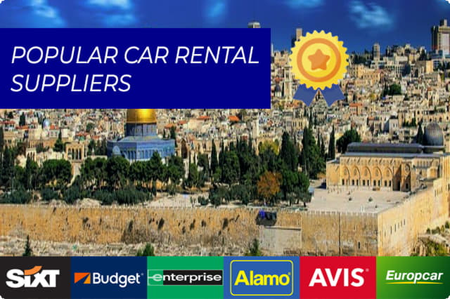 Utforska Israel med bästa lokala biluthyrningsföretag