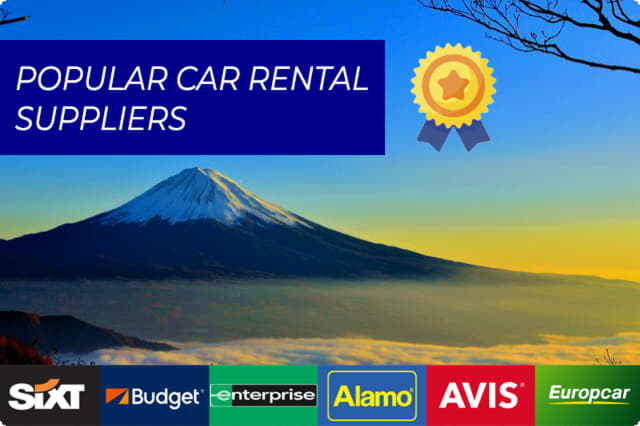 Исследуйте Японию вместе с лучшими местными компаниями по аренде автомобилей