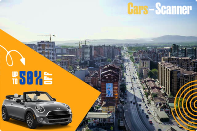 Experimente Kosovo com estilo: aluguel de carro conversível