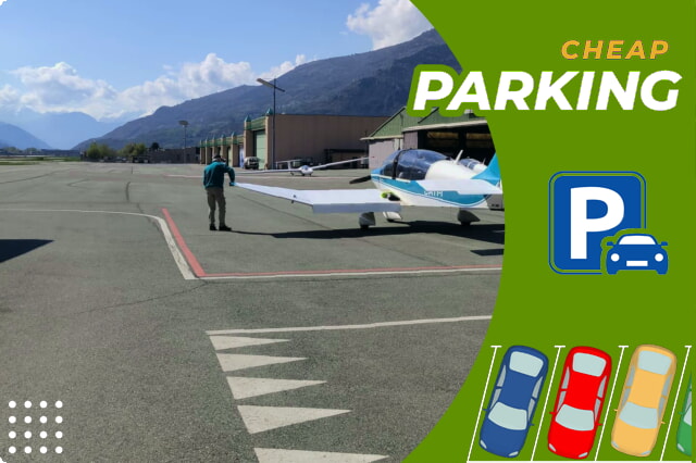 Možnosti parkovania na letisku Aosta