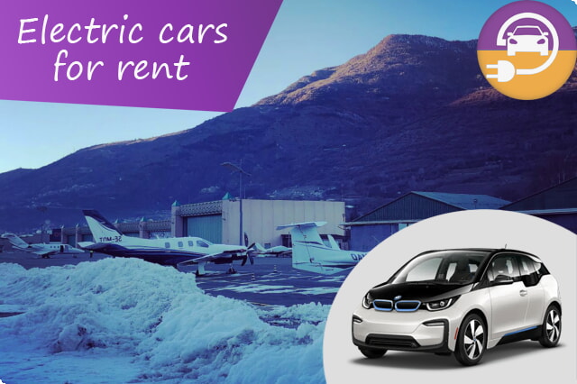 Eletrifique sua viagem: ofertas exclusivas de aluguel de carros elétricos no Aeroporto de Aosta