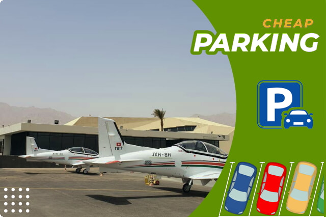 Možnosti parkovania na letisku Aqaba