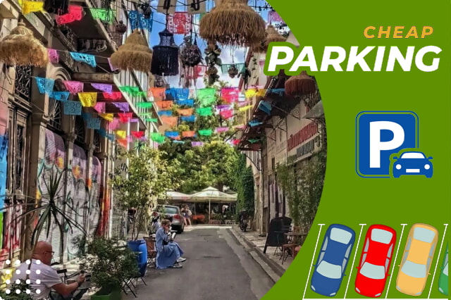 Nalezení perfektního místa pro zaparkování auta v Aténách