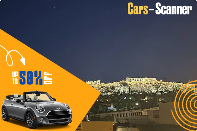 Leie av en cabriolet i Athen: En guide til kostnader og modeller