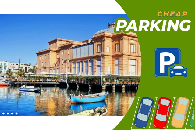 Nalezení perfektního místa k zaparkování auta v Bari