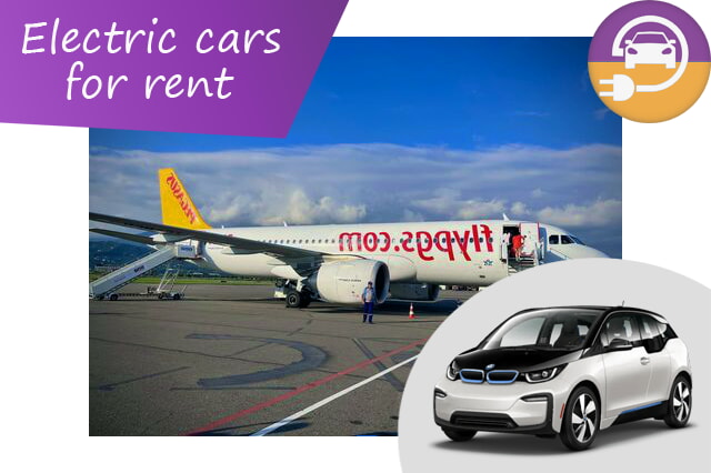 旅を電動化: バトゥミ空港限定の電気自動車レンタル特典