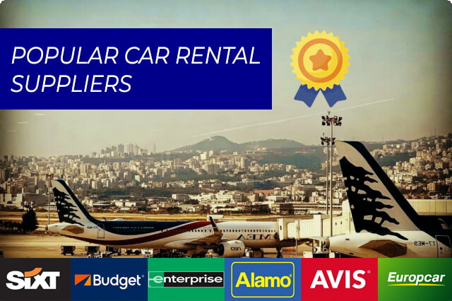 Descubra os melhores serviços de aluguel de automóveis no Aeroporto de Beirute