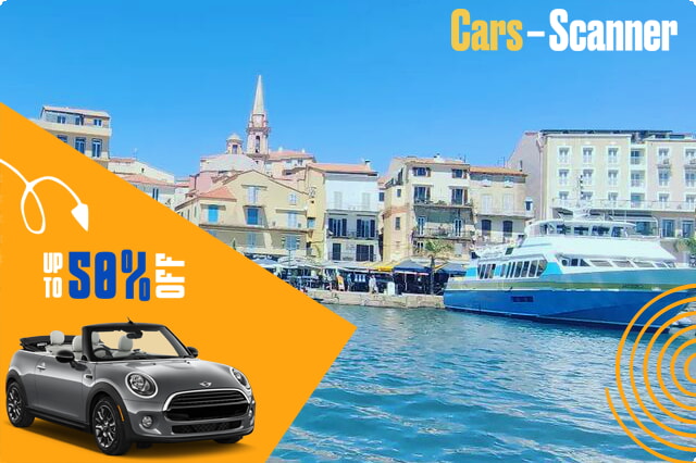 Leie av en cabriolet i Calvi: En guide til kostnader og modeller