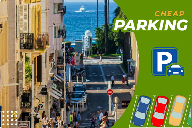 Iskanje popolnega mesta za parkiranje v Cannesu