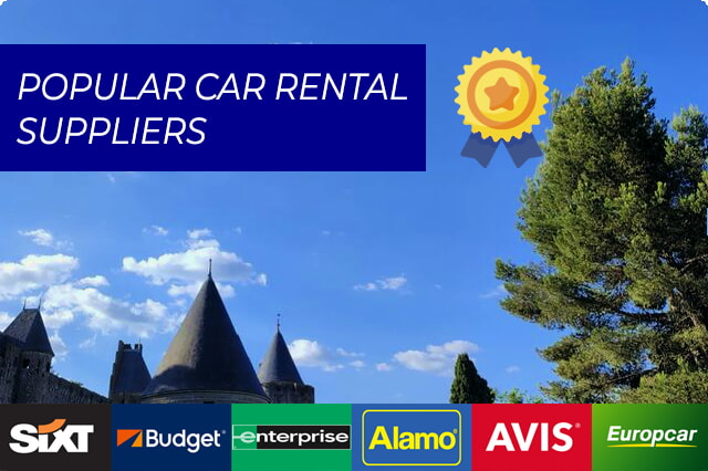 Explorer Carcassonne avec les meilleures sociétés de location de voitures