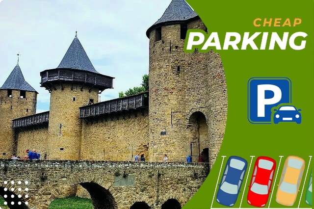Hitta den perfekta platsen att parkera i Carcassonne