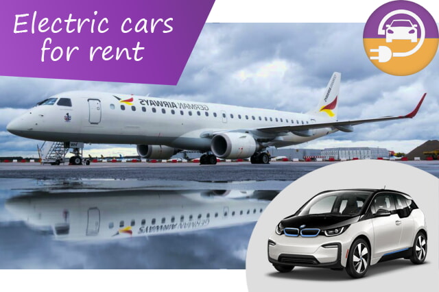 Eletrifique sua viagem: ofertas exclusivas de aluguel de carros elétricos no Aeroporto de Colônia