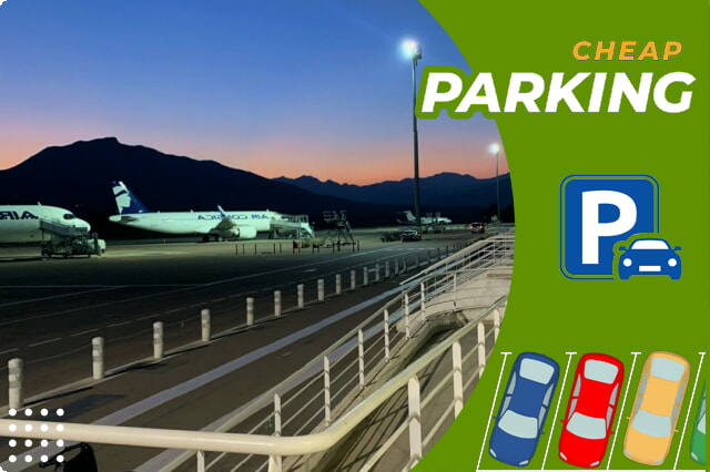 Opciones de aparcamiento en el aeropuerto de Ajaccio