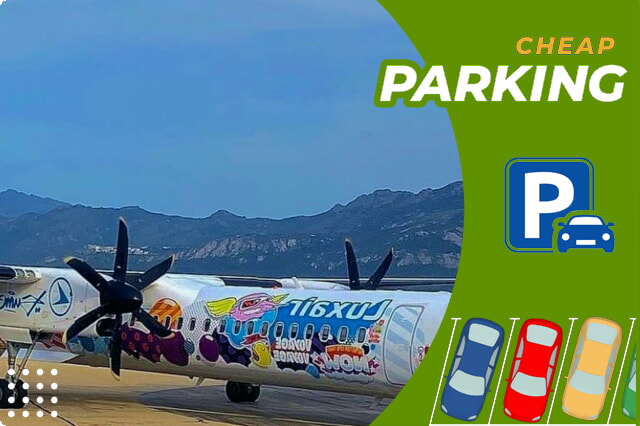 Parkmöglichkeiten am Flughafen Calvi