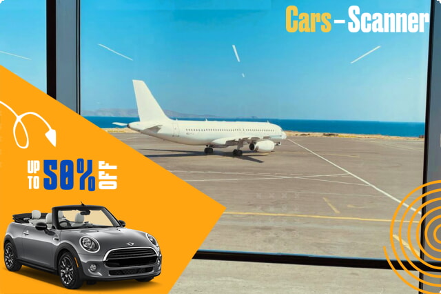 Een cabrio huren op de luchthaven van Heraklion