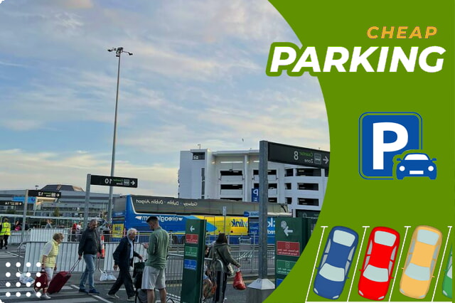 Opciones de estacionamiento en el aeropuerto de Dublín