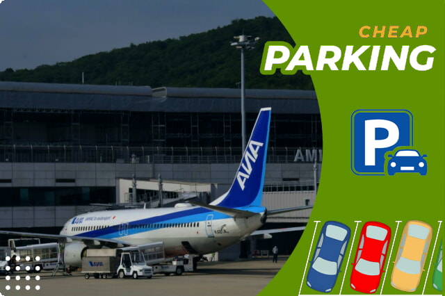 Opțiuni de parcare pe Aeroportul Hiroshima