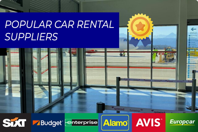 Откриване на най-добрите услуги за коли под наем на летище Клагенфурт