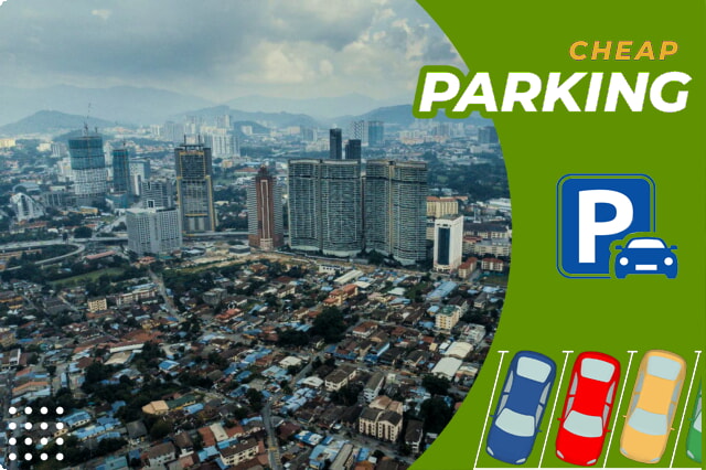 Nalezení perfektního místa k zaparkování v Kuala Lumpur