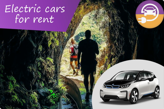環境に優しい電気自動車のレンタルでマデイラ島を探索