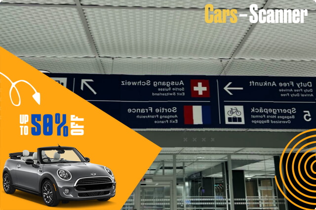 Iznajmljivanje kabrioleta u zračnoj luci Mulhouse: Što očekivati