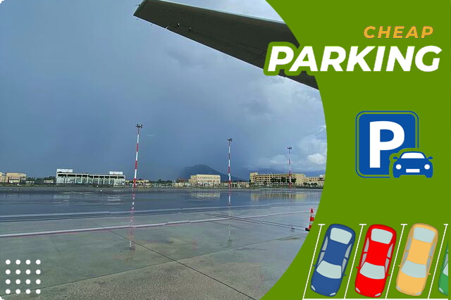 Opciones de estacionamiento en el aeropuerto de Nápoles