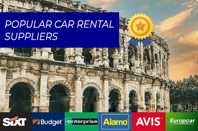 Nîmes verkennen met de beste autoverhuurbedrijven
