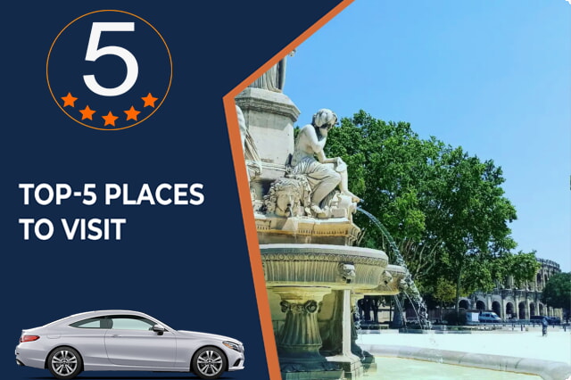 Explorați opțiunile de închiriere de mașini într-un singur sens în Nîmes