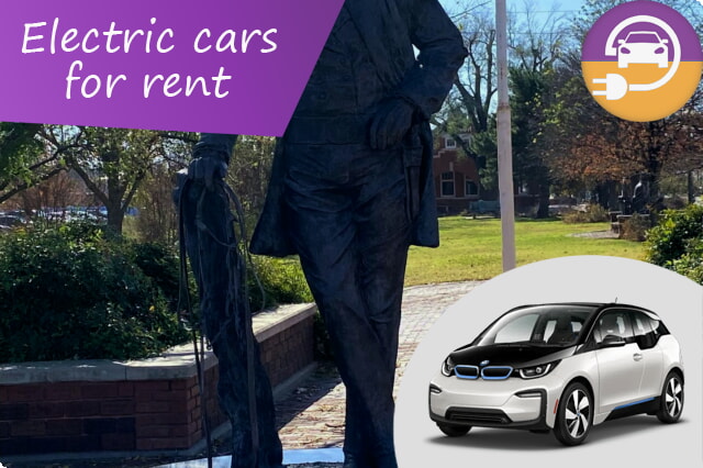 Eletrifique sua jornada: aluguel de carros elétricos a preços acessíveis em OKC