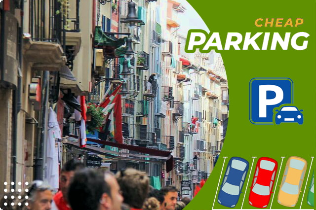 Iskanje popolnega mesta za parkiranje v Pamploni