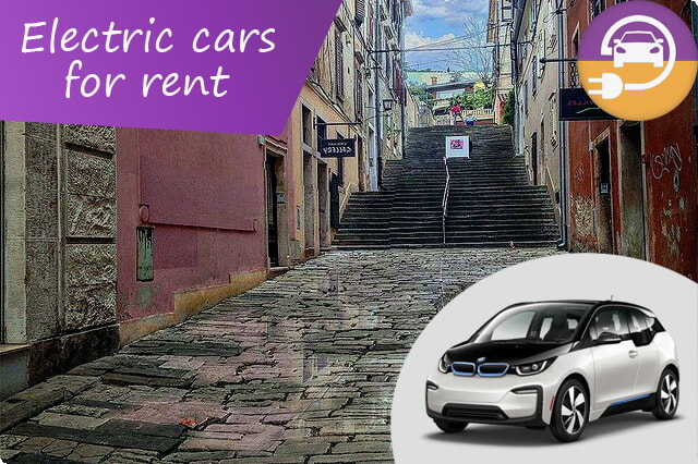 Eletrifique sua viagem: aluguel de carros elétricos a preços acessíveis em Pula