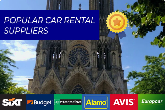 Istraživanje Reimsa s vrhunskim tvrtkama za iznajmljivanje automobila