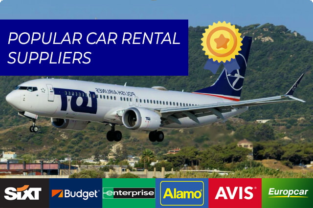 Otkrijte najbolje usluge iznajmljivanja automobila u zračnoj luci Rhodes