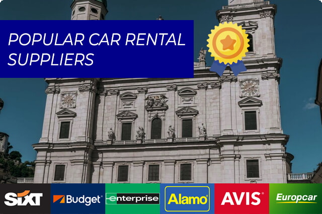 Explorați Salzburg cu cele mai bune companii de închiriere de mașini