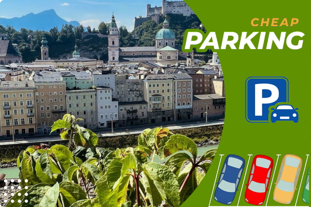 Nájsť ideálne miesto na zaparkovanie auta v Salzburgu