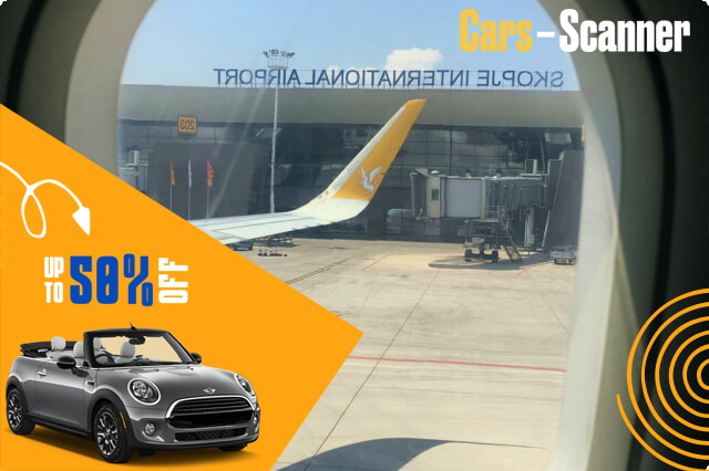 Unajmljivanje kabrioleta u zračnoj luci Skopje: Što očekivati