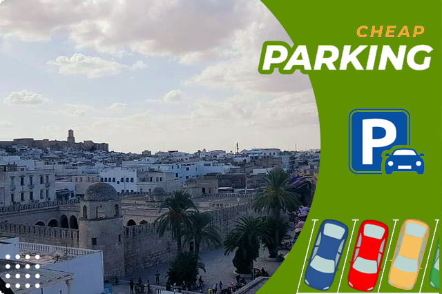 Finne det perfekte stedet å parkere bilen i Sousse