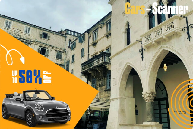Leie av en cabriolet i Split: Hva du kan forvente prismessig