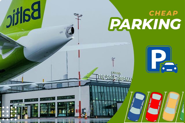 Opciones de estacionamiento en el aeropuerto de Tampere