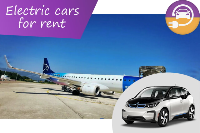 Electrifique su viaje: ofertas exclusivas de alquiler de coches eléctricos en el aeropuerto de Tivat