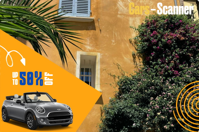 Najem kabrioleta v Toulonu: Kaj lahko pričakujete glede cene