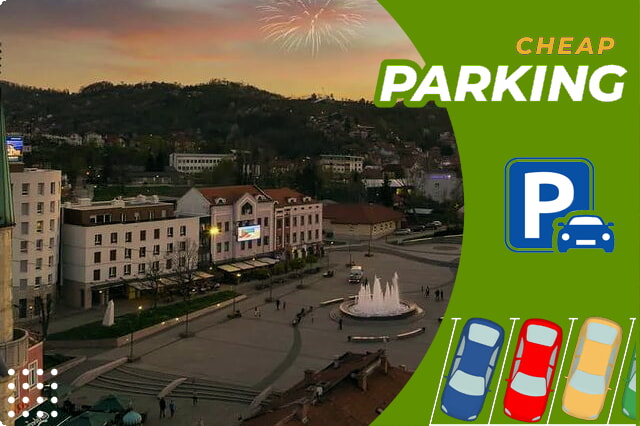 Finne det perfekte stedet å parkere i Tuzla