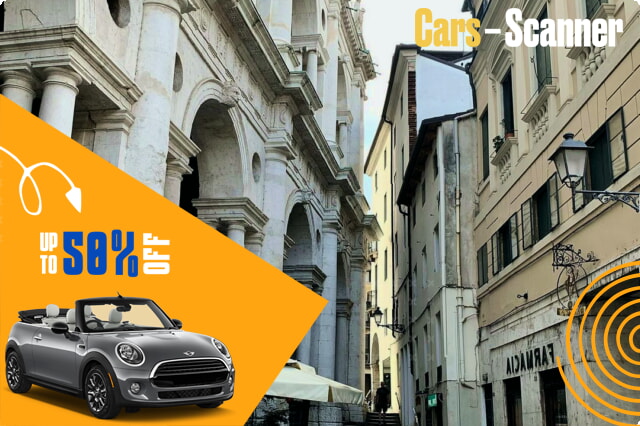 Utforska Vicenza med stil: Cabrioletbiluthyrning