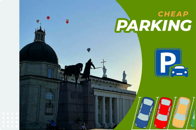 Hitta den perfekta platsen att parkera i Vilnius
