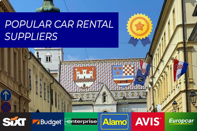 Explorer Zagreb avec les meilleures sociétés de location de voitures