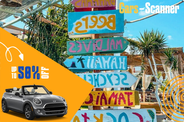 Een cabriolet huren in Zakynthos: een gids voor kosten en modellen
