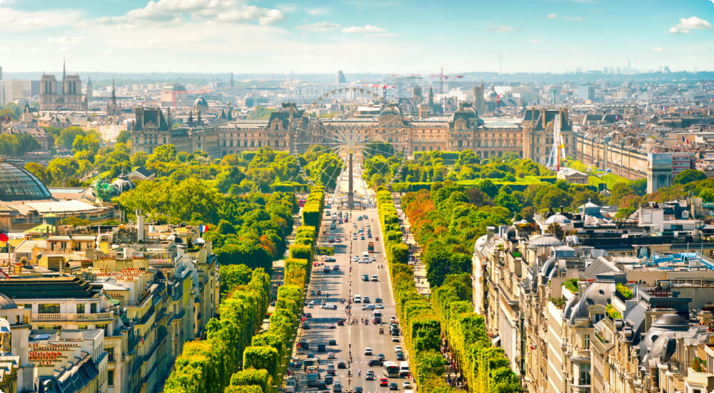 Champs Elysees (Paris) bílaleiga